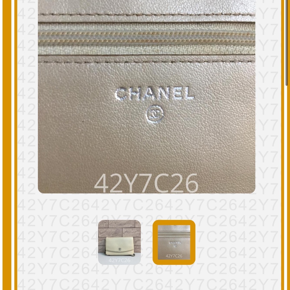 CHANEL▪️ 💯 Authentic Caviar leather WOC bifold wallet on chain - Picture 9 of 17